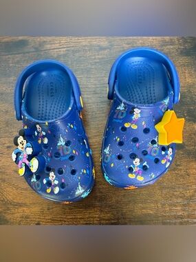 Disney Mickey Mouse 70th  Blue Crocs